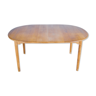 KP Møbler - Kurt Østervig - massive oak extendable dining table