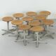 VINTAGE STOOL BY FRISO KRAMER FOR AHREND THE CIRCLE, 1960S