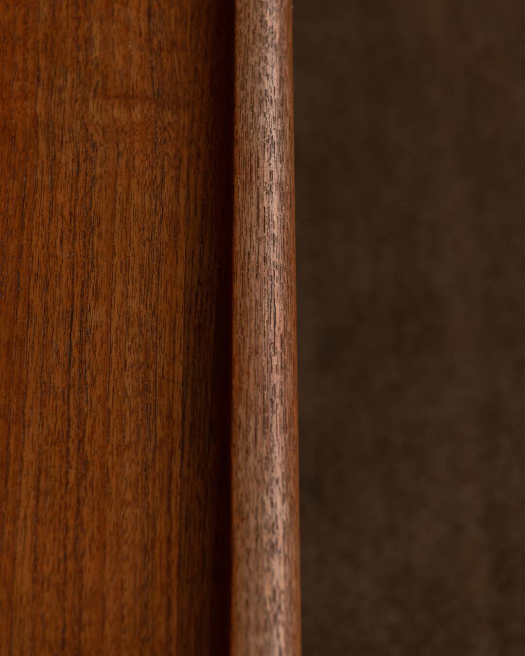 Table basse en teck danois par Grete Jalk avec cadre à lattes, années 1960.