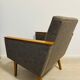 Fauteuil de salon vintage de Tchécoslovaquie des années 1970