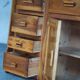 Buffet/ commode bois massif arts & crafts - France 1950