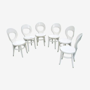 Lot de 6 chaises Baumann modèle mouette