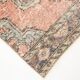 3x13 Pale Red Vintage Runner Rug, 85x388Cm