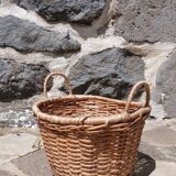 Small wicker basket with handles
