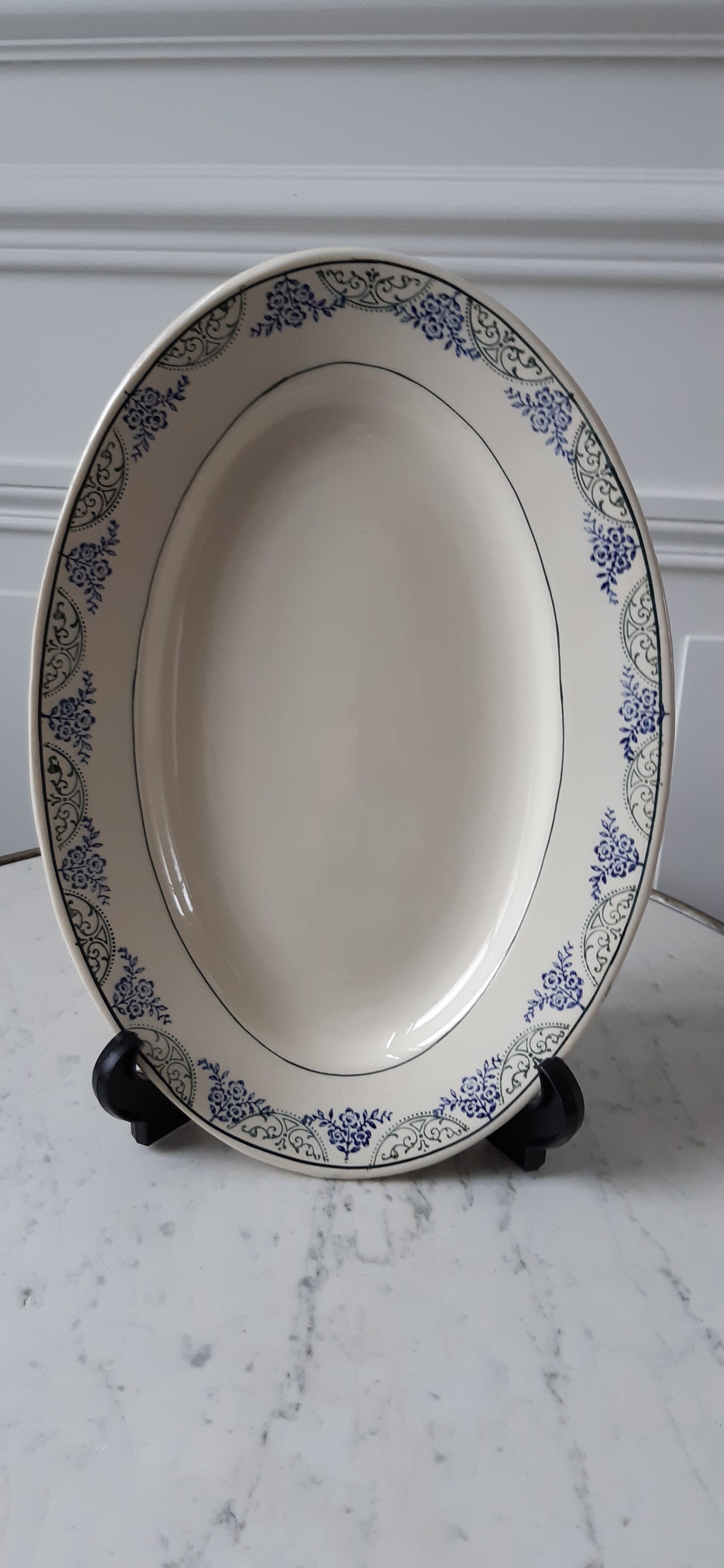 Flat oval Moulin des Loups Terre de Fer