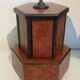 Cigar humidor in cedar burl