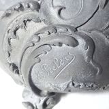 Vase-Pichet Art Nouveau En Étain