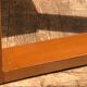 Banc anglais en bois et skaï, 1960
