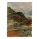 Jean Jacques GRUNENWALD (1911 - 1982) - Gouache - Mountain Landscape