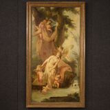 Mythological painting from 19th century, the bath of Venus