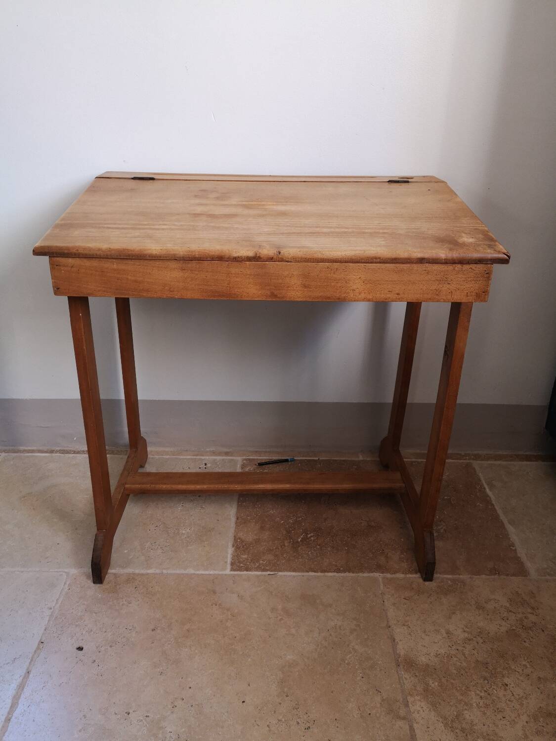 Bureau  pupitre écolier bois