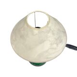 Malachite glass table lamp, Czechoslovakia, 1960s | Vintage MCM