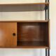 Freestanding wall unit with desk