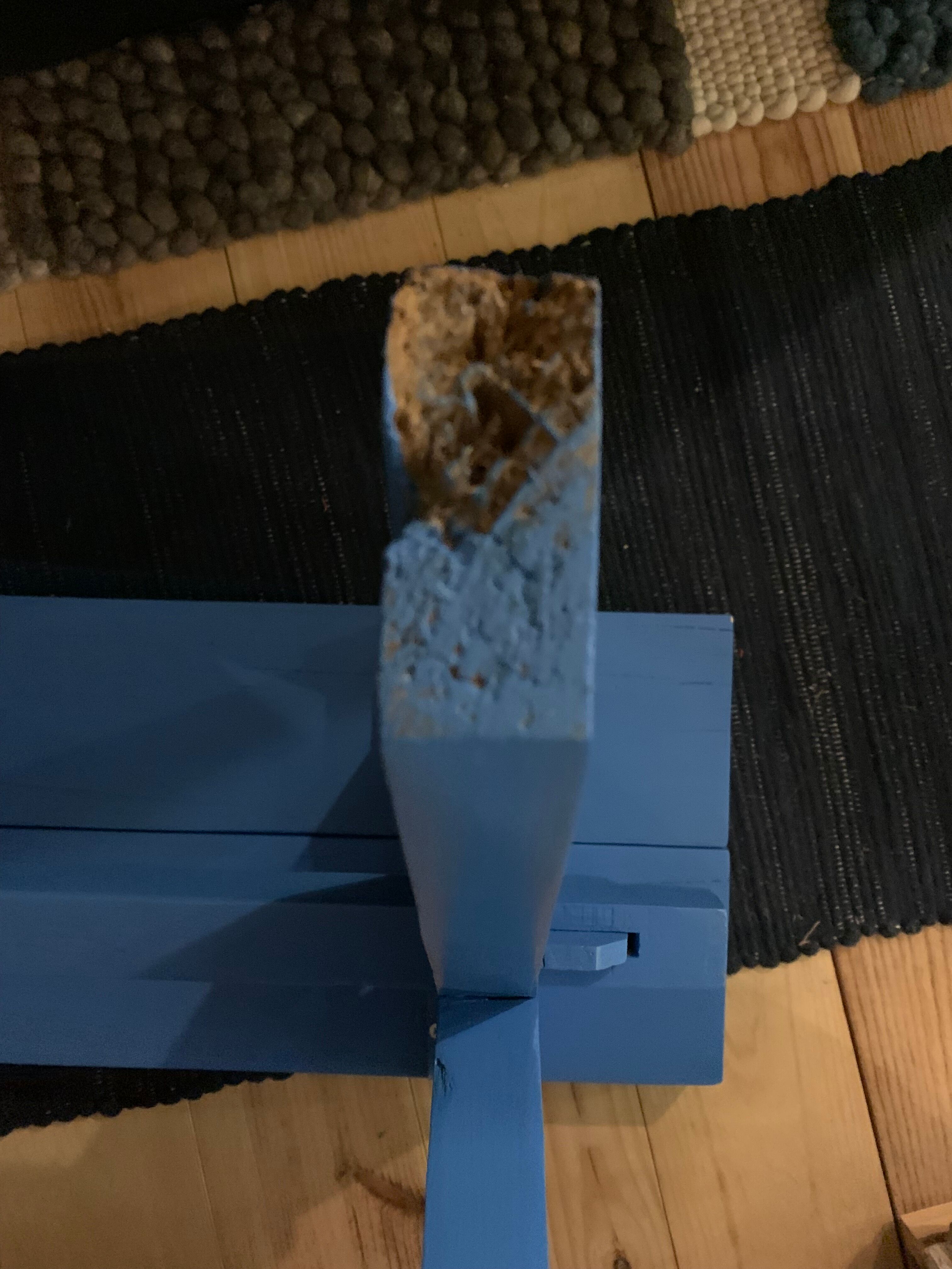 Farm bench - cobalt blue Portugal