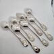 7 Alfenide Silver Metal Table Spoons
