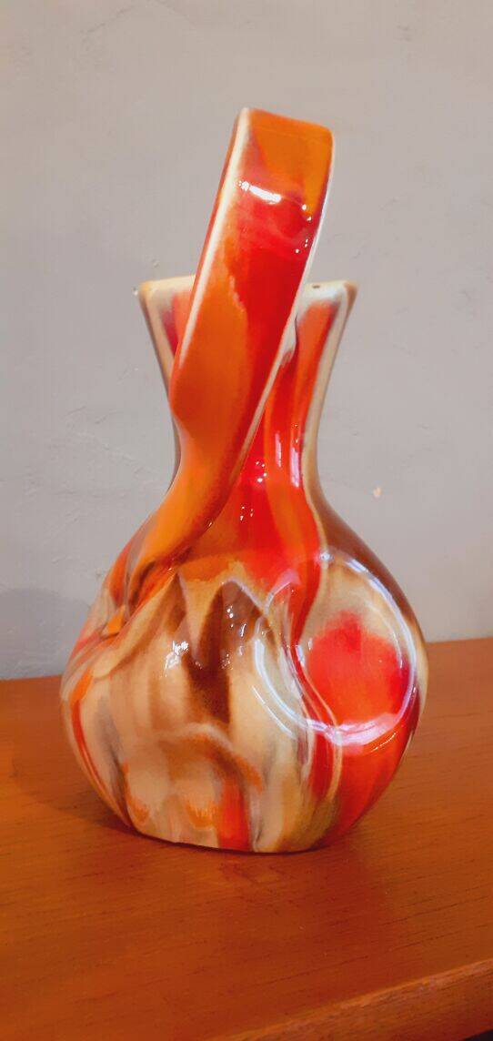 Free-form ceramic pitcher from the 60s Vallauris