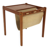 Porte-revues scandinave en teck, S.P Jensen, BRDR Furbo, Suède, 1960