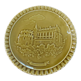 Faience plate of Gien castle of Amboise