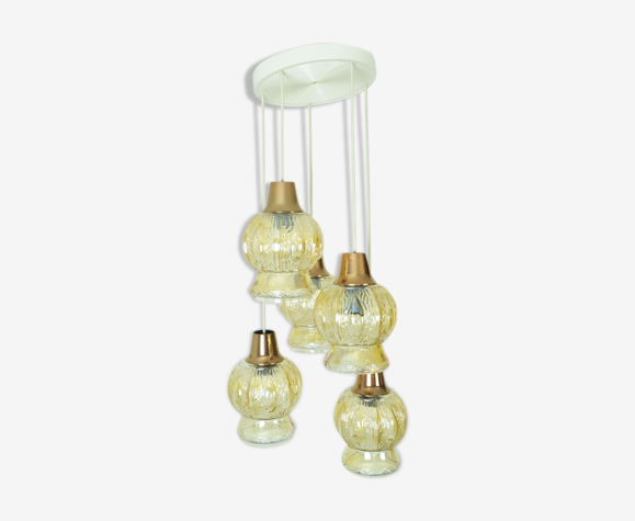 Lampe cascade, années 1970