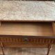 Louis XVI style chest of drawers, spinning top legs - transition style marquetry