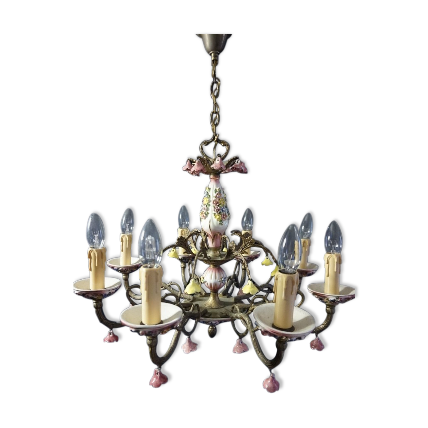 Ceramic chandelier
