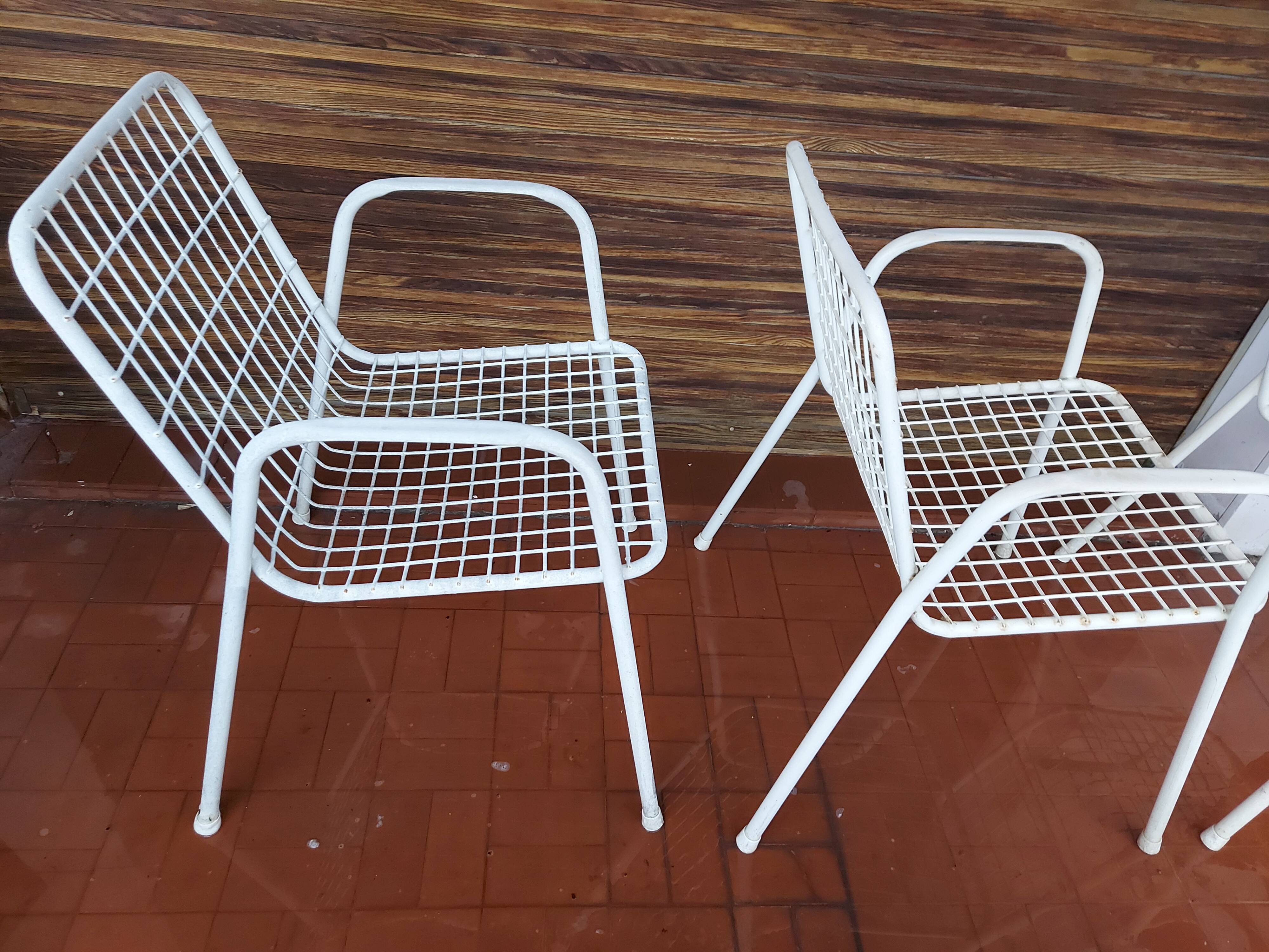 Set of 3 chairs and garden table Emu , Model Rio