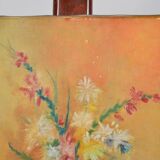 Oil on canvas bouquet of flowers