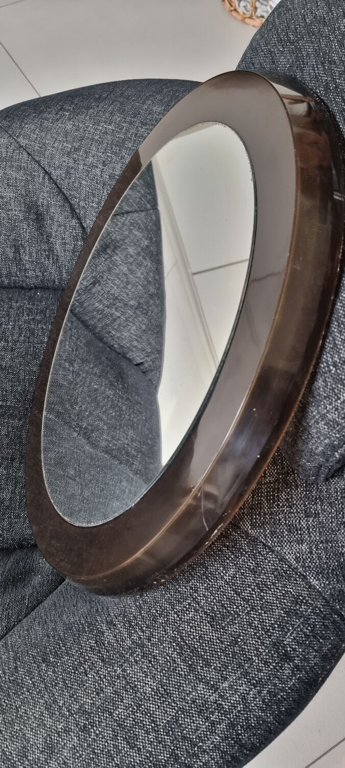 Mirror years 70. Smoked glass