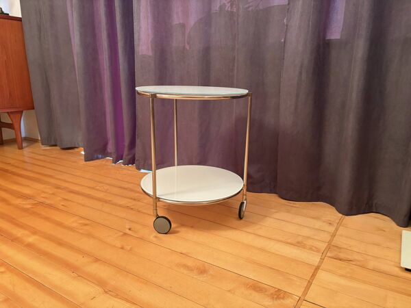 Mobile side table designed by Ehlen Johansson, Ikea, Sweden, 1970s
