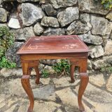 Coffee table in brass marquetry