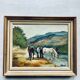 Raimont Lecourt, old painting, oil on panel