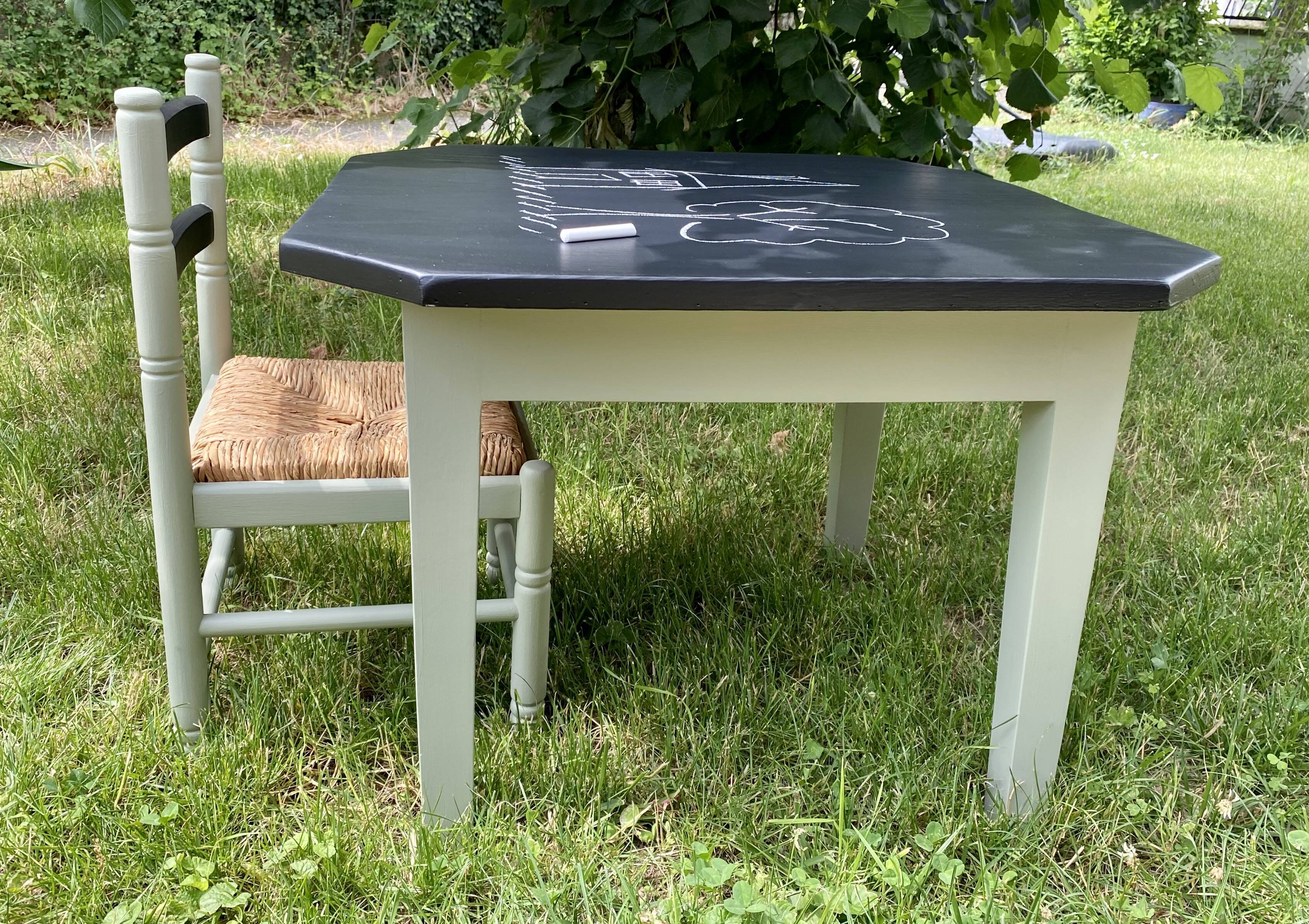 Table and chair