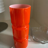 Fitz lamp in orange glass Vintage Habitat