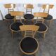 Set of 6 chairs published by Ton.