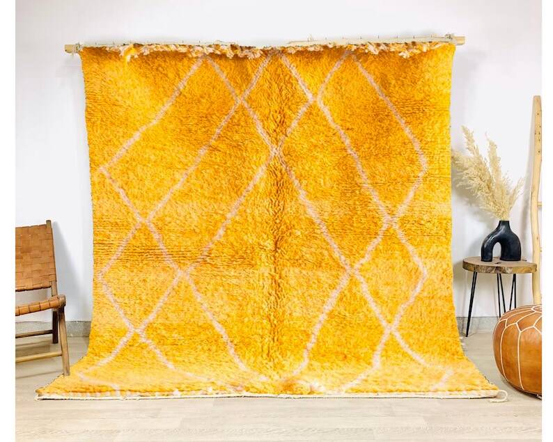 Tapis bérbere fait main traditionnelle taille 200cmx300cm