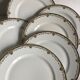 6 flat plates, Porcelaine de Limoges, WG et Cie
