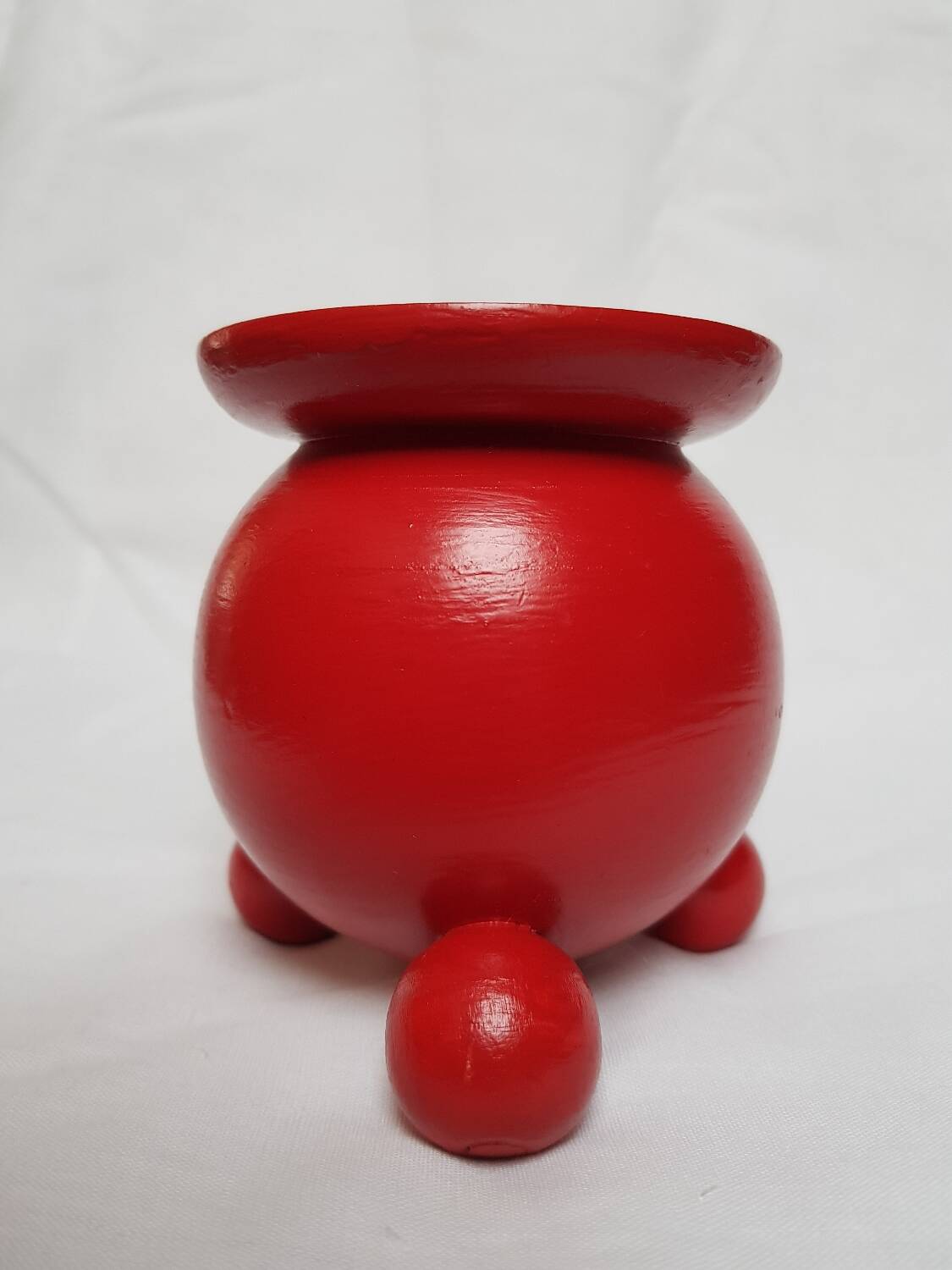 Bougeoir de Noël vintage suédois en bois conçu par Eric Dalmas pour Dala Industries.