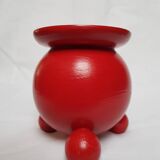 Bougeoir de Noël vintage suédois en bois conçu par Eric Dalmas pour Dala Industries