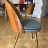 4 chaises du designer Tcheque Antonin Suman pour Tatra Nabytok