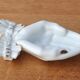 Empty hand pocket in white porcelain, 70s