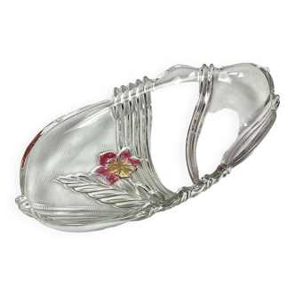 Glass dish with Orchid - Walther Glas