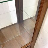 Solid walnut display case