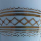 19th century blue opaline vase 15 cm