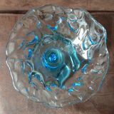 Swirling glass vase
