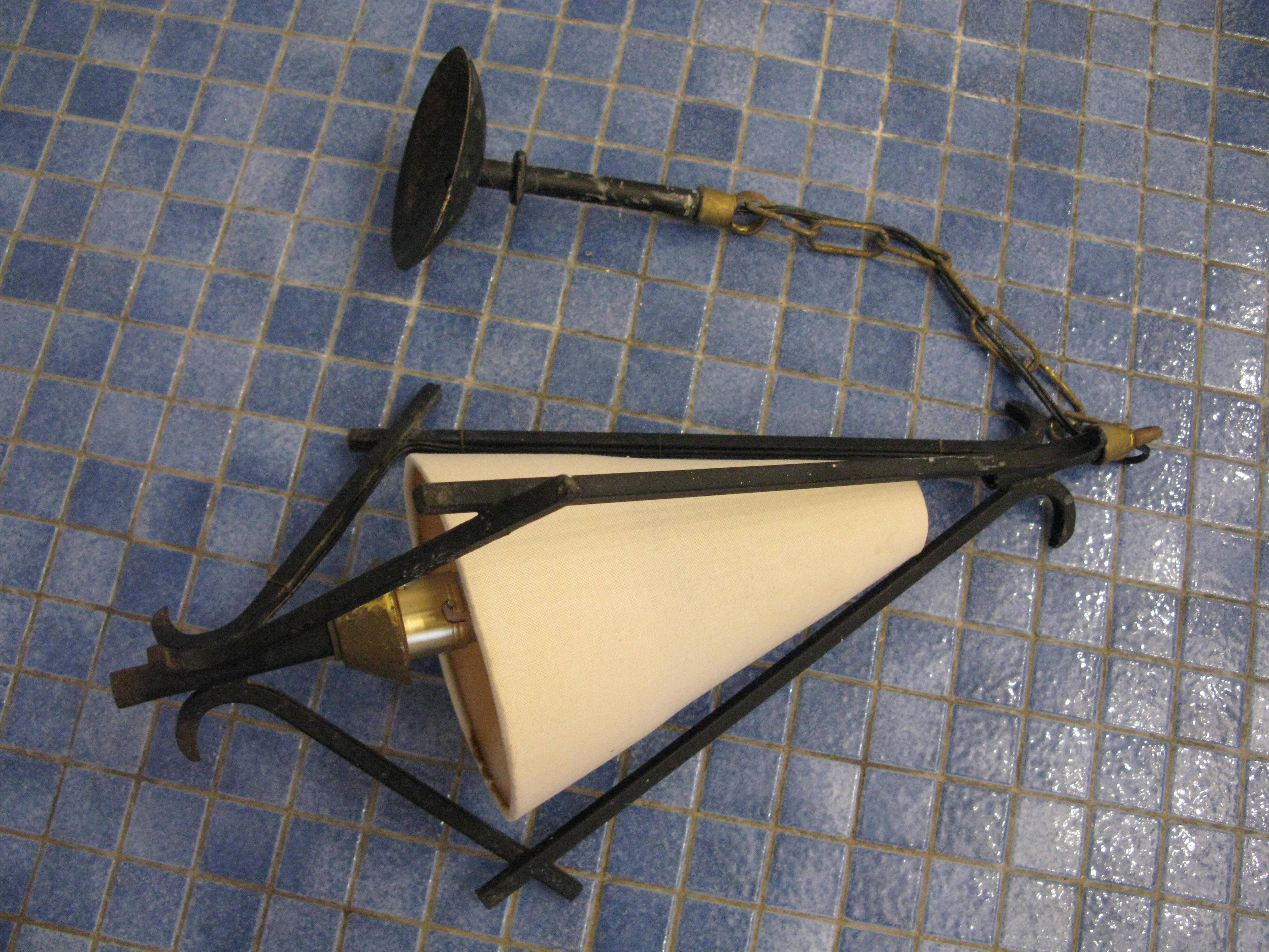 vintage wrought iron chandelier