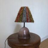 Ceramic and wool lamp