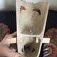 Wooden triptych mask