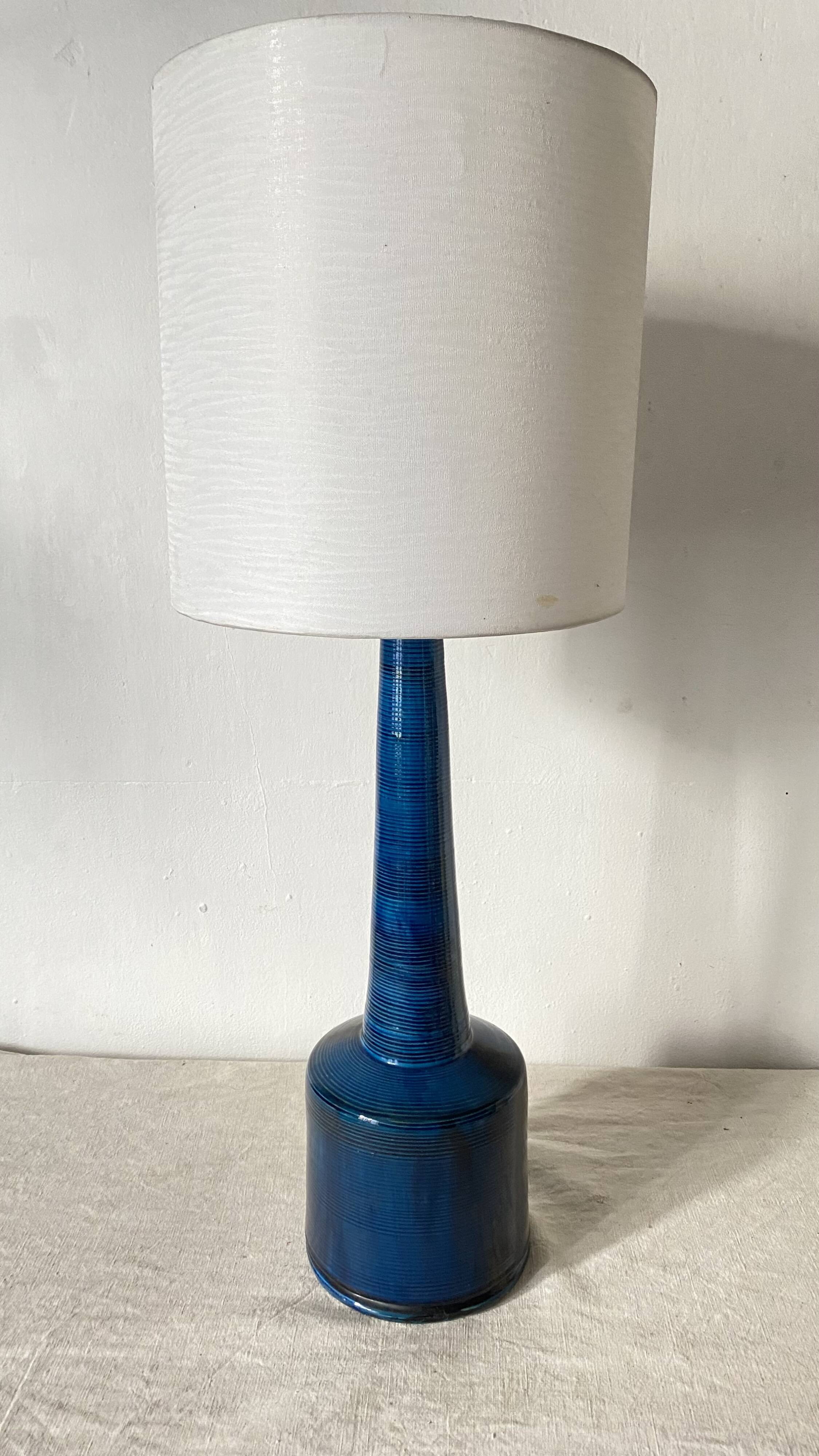 Vintage Scandinavian ceramic lamp, 70s