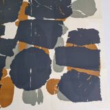 Lithographic poster after Roaul Ubac, 1966, signed, 60 x 60 cm