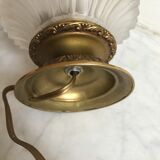 Table lamp- globe Art Deco skyscraper